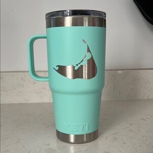 Brand new YETI Seafoam 20oz Tumbler with Nantucket Island Design